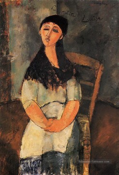 petite louise 1915 Amedeo Modigliani Peinture à l'huile